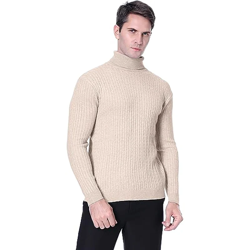 Pull à col roulé pour hommes, garder au chaud, pulls de fitness pour hommes