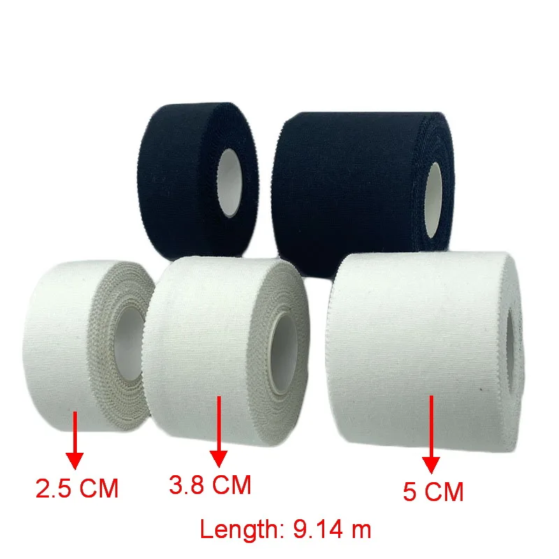 6 Pcs Cotton Self Adhesive Sport Tape For Gymnastics Gym Boxing Bandage Wrap Medical Hand Winding Finger Wrist Ankle Protector