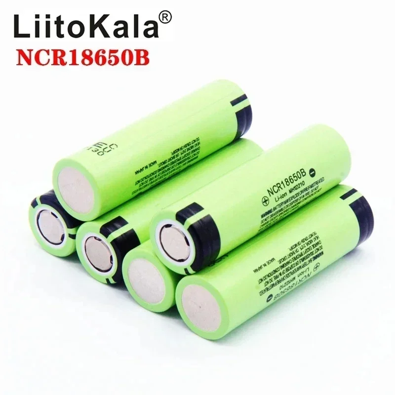 Original NCR18650B 3.7v 3400mAh 18650 rechargeable lithium battery, suitable for flashlights, toys, and power tools