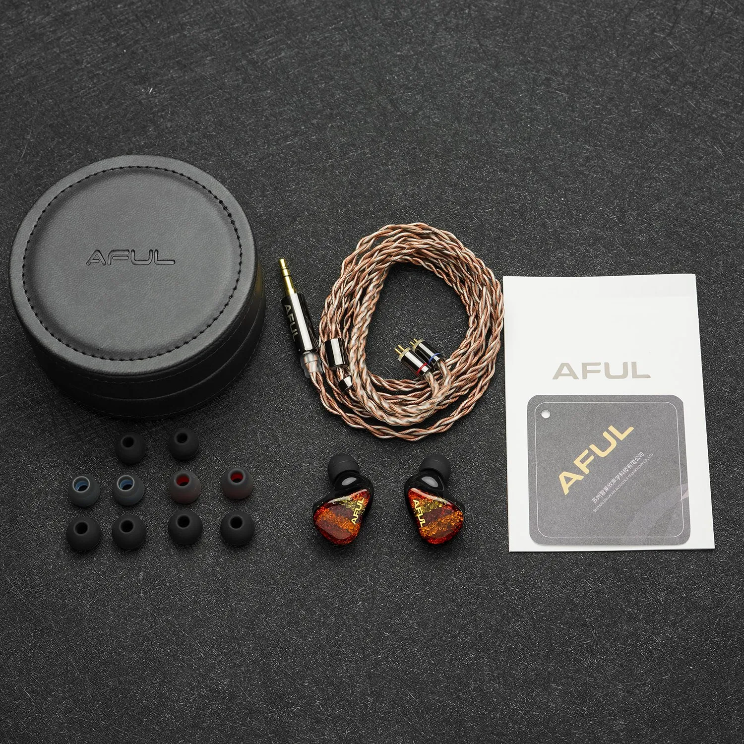 Aful performer8/performer 8 1dd 7ba hybrid iems In-Ear-Monitor kabel gebundene Ohrhörer mit hochreinem occ versilbertem Kabel