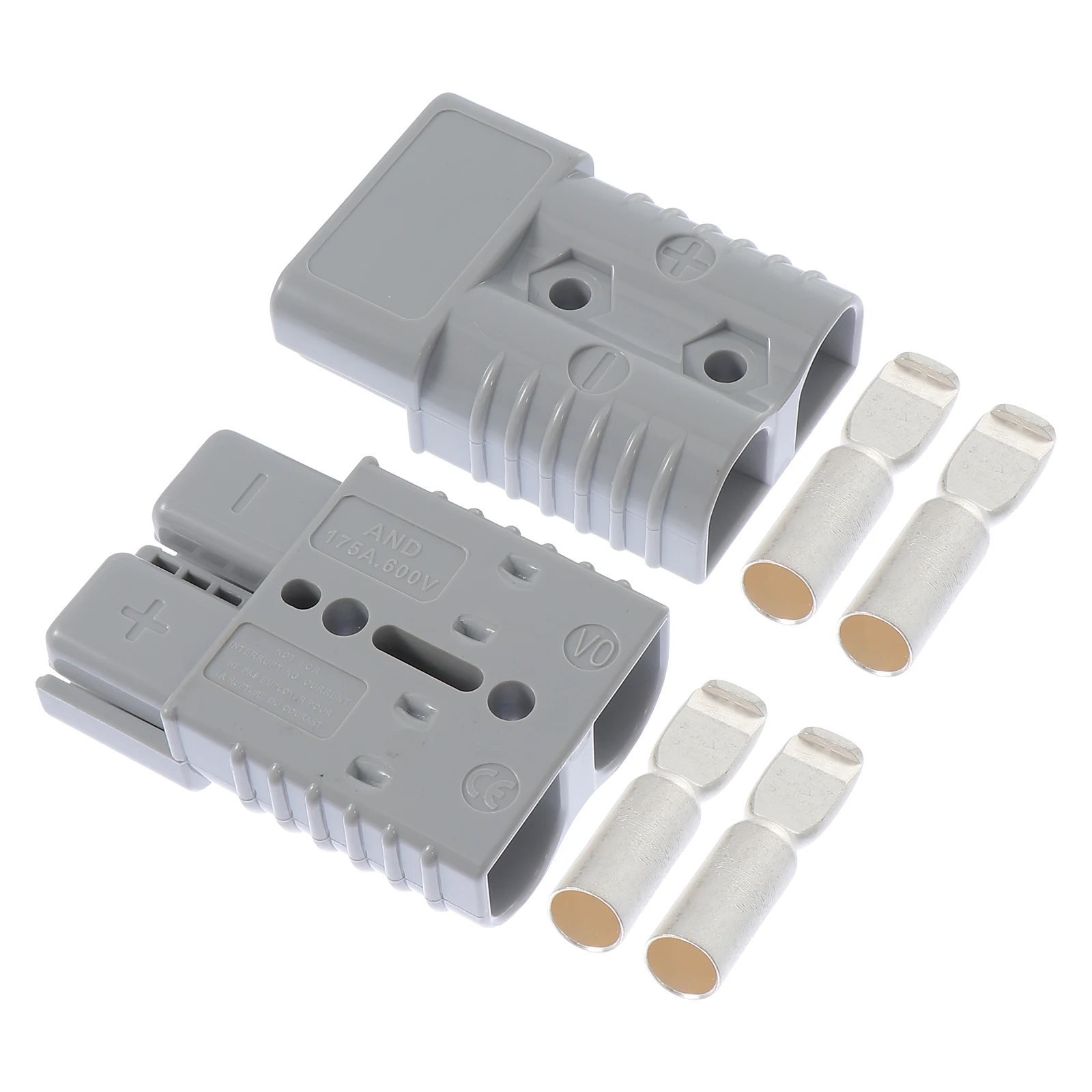 

2 pcs Car Quick Connect Plug Flame Retardant High Temp Resistant Durable Power Connector For Electric Forklifts Bicycles