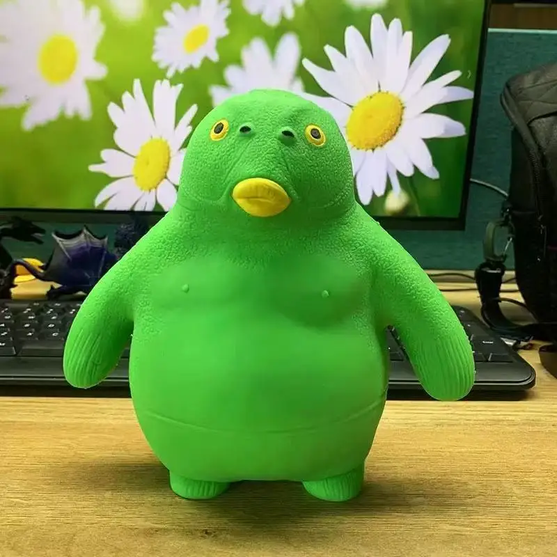 

INS Cute Ugly Green Fish Monster Toys TPR Stress Relief Pinching Doll Creative Kids Adult Anxiety Relief Office School Car Gifts