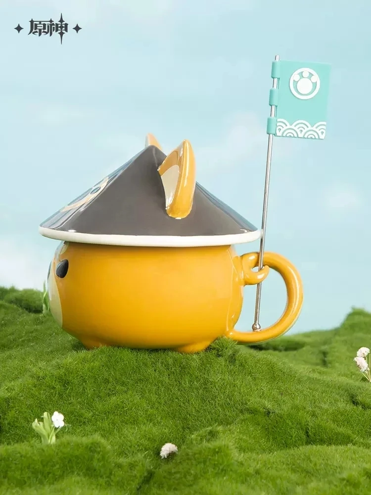 MiHoyo-Caneca de cerâmica oficial Genshin Impact, Periférica, Gorou, Inuzaka War Banner, Talento Anime, Moda envolvente, Bonito Aniversário