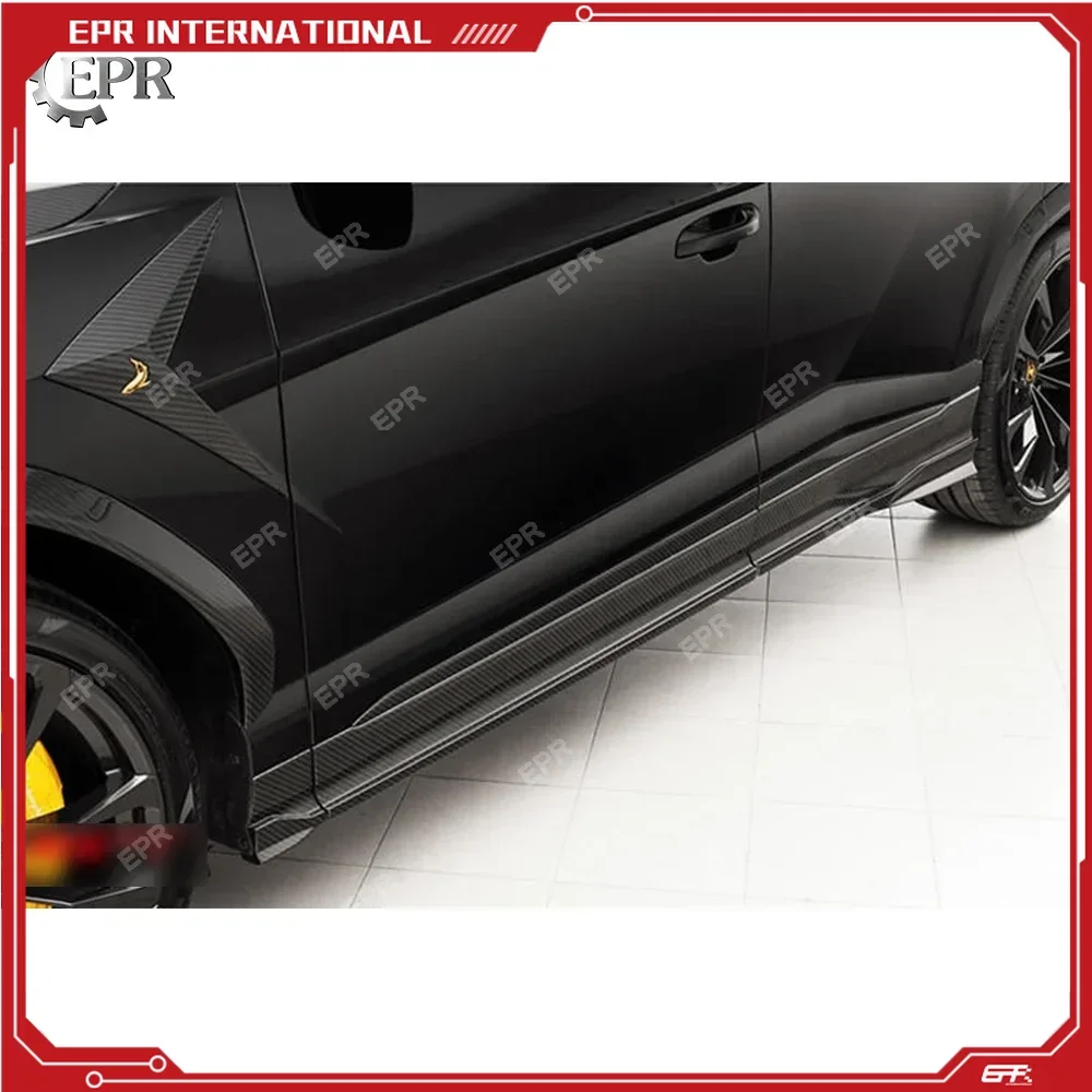 Car Top Design Side Skirt Trim For Lamborghini Urus TPC Style Carbon Fiber Side Skirt Kit 10pcs Body Kit Tuning URUS Racing