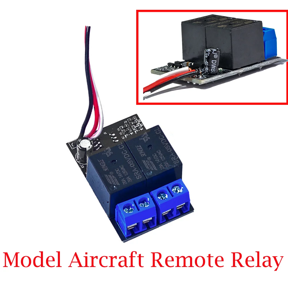 

Model Aircraft Remote Relay PWM Switch Water Pump Electromagnet Aircraft Light Controller