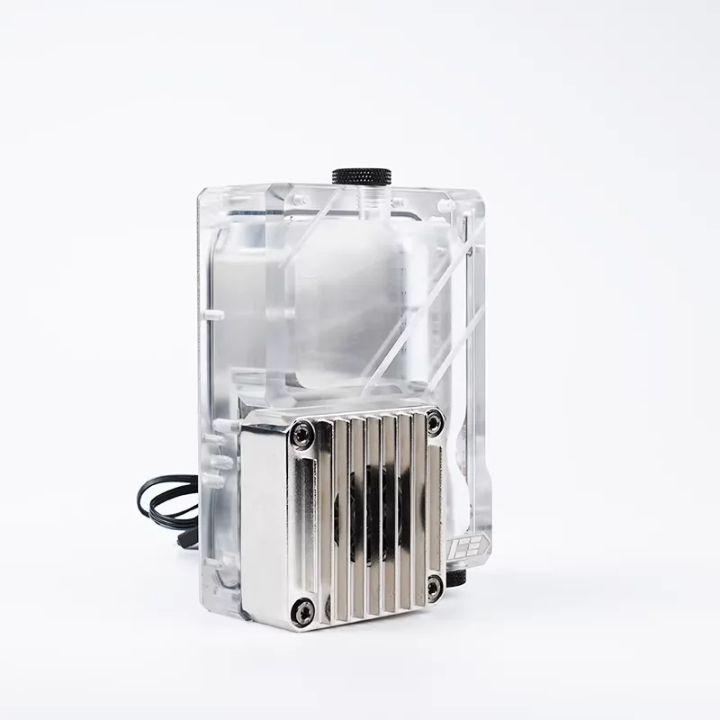 IceManCooler Ncase M1 DDC Water Tank ,Small Reservoir for Ncase  V4 V5 V6,Support 8cm 9cm Fan Holes,ARGB +5V 3PIN,Sync MB