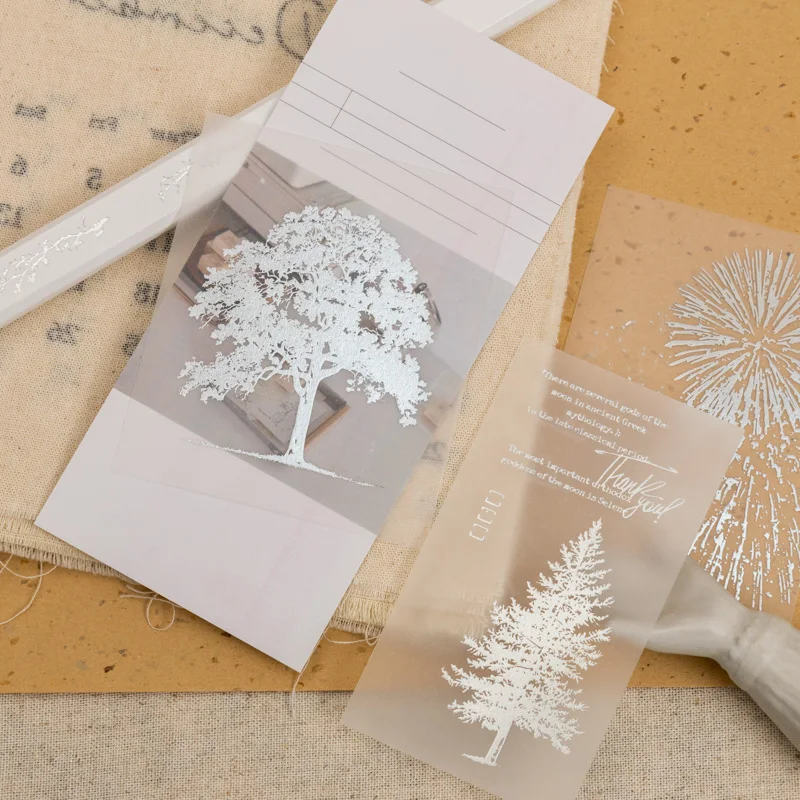 10pcs Moonlight Collection Theme Stickers Scrapbook Decor Sticker Label Diary stationery Junk Journal Planner Materials