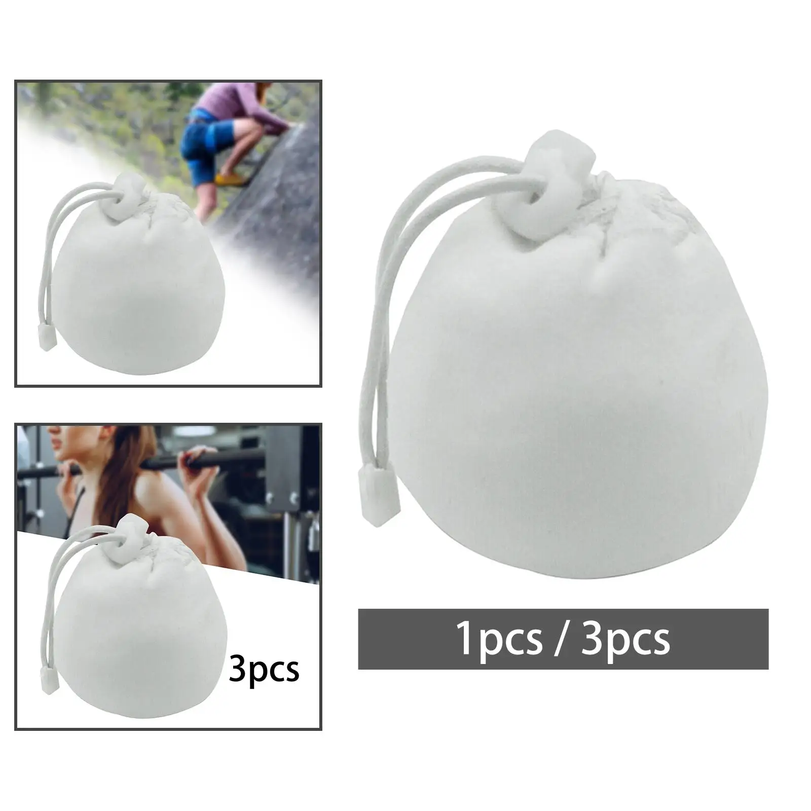 Chalk Bag Drawstring Pouch Pockets Accessories for Fitness Rock Climbing Lifting