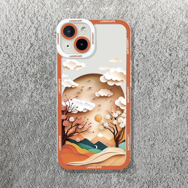 Printing Landscape Creative Mountain Case For Xiaomi Redmi Note 12 Cases Redmi Note 12 13 Pro Plus 12S 11S 11 10S 10 13C Cover