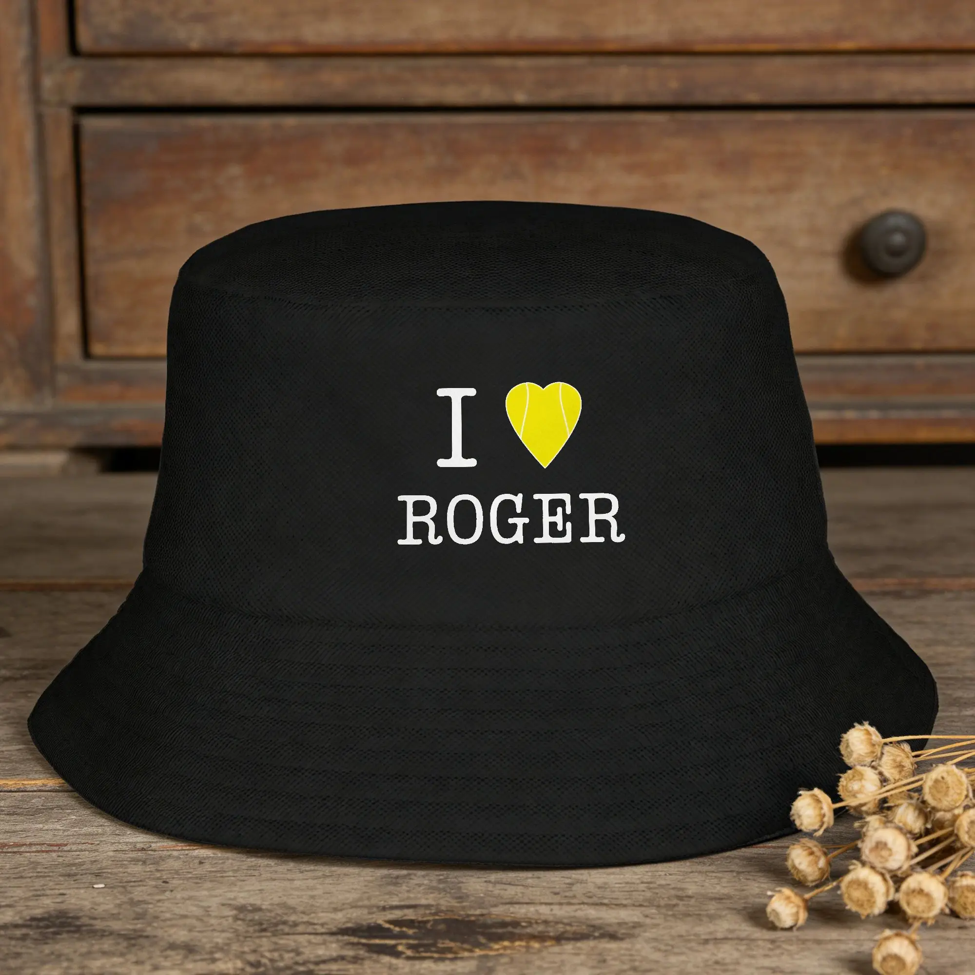 Unisex Team Roger Federers Bucket Hat  Soft Fold Fisherman Hats Summer Casual Fishing Caps Outdoor Custom DIY Sunscreen Hat