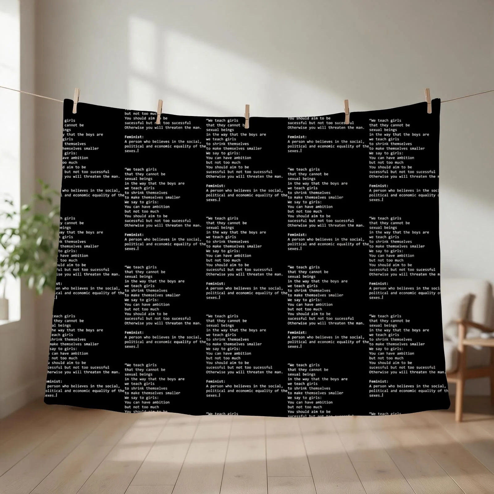 monologue Beyonc?? - performance Throw Blanket couch cozy soft plush fuzzy picnic outdoor blanket