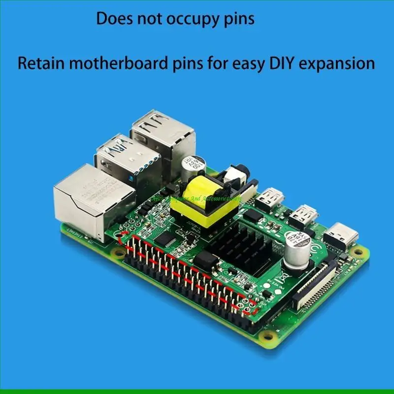 

U55C 5V POE Power Supply Module 802.3af Ethernet Active PoE for 3B+ RPI 4B PCB Board Include Heat Sink