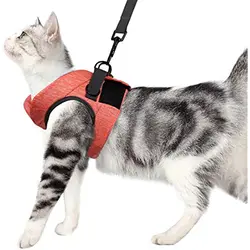 ATUBAN Cat Harness and Leash, Ultra Light Escape Proof Kitten Collar Cat Walking Jacket, Running Cushioning Soft and Comfortable