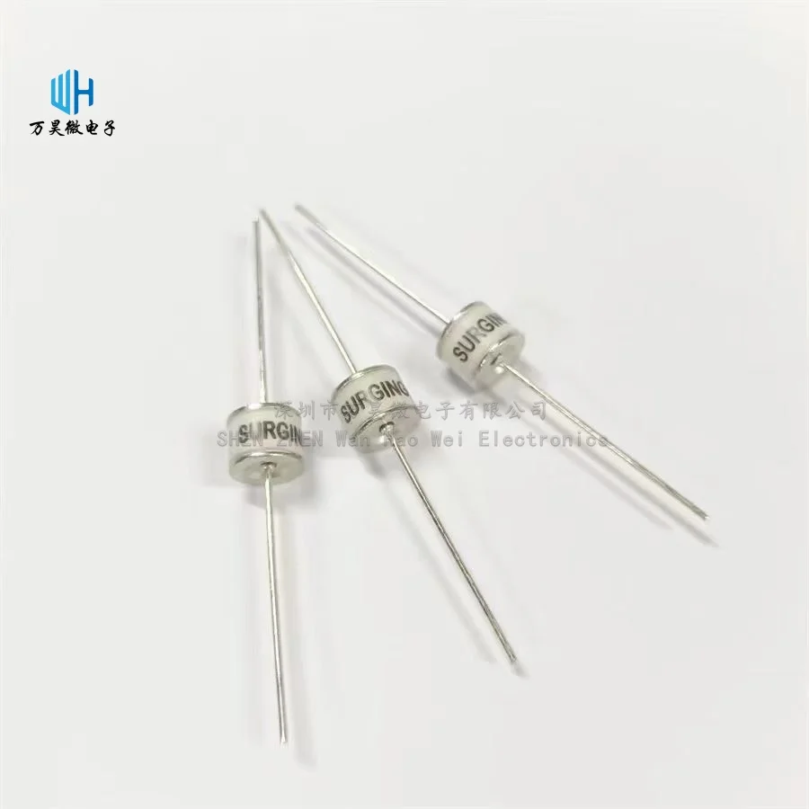 10PCS/LOT 420V ceramic gas discharge tube 8*6mm 10KA 2RM420L-8 SXH81-420X 2R420TB-8 SC2E8-420ML B8G ZM86 420V Surge protective