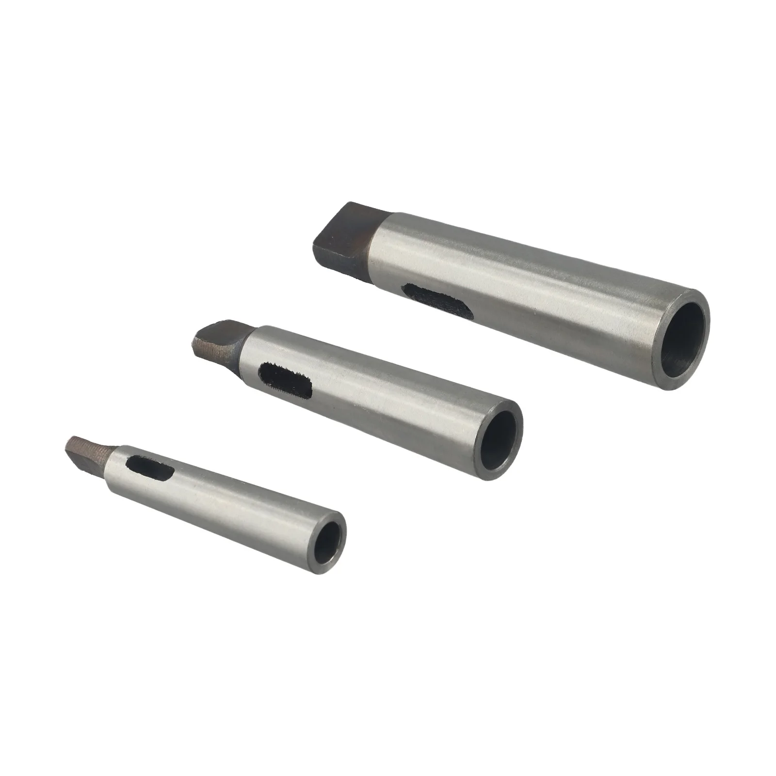 3pcs Tapered Adapter MT1-MT2/MT2- MT3/MT3-MT4 For MT Handle Tapered Shank Drill Reamer Reducer Drill Chuck Sleeve Tools Kit