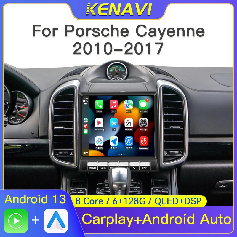 

8,4-дюймовый 2 Din Android Car Stereo Radio для Porsche Cayenne 2010 2011 2012 2013 2014 2015 2016 2017 Мультимедийный видеоплеер Навигация GPS Carplay Авторадио Головное устройство DVD-плеер с экраном
