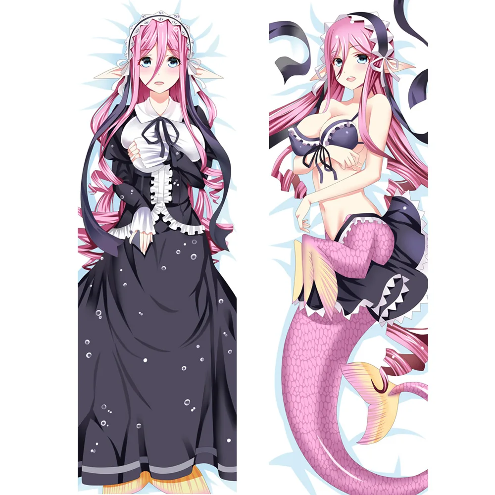 وسادة جسم عناق الرسوم المتحركة، Monster Musume، حافظة Dakimakura، أميرات حورية البحر، Mero