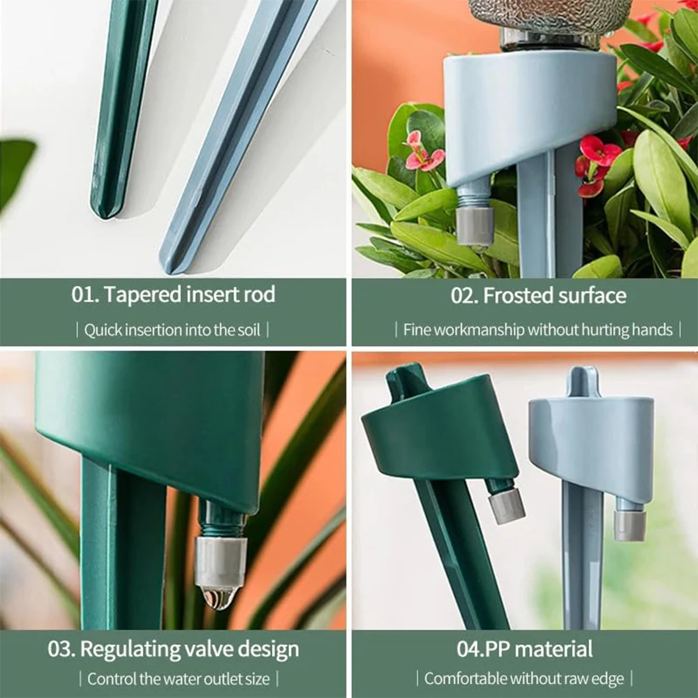 Automatic Waterer Household Drip Irrigation Flower Waterer Dripper Garden Self Watering Pot For Plants Flowers