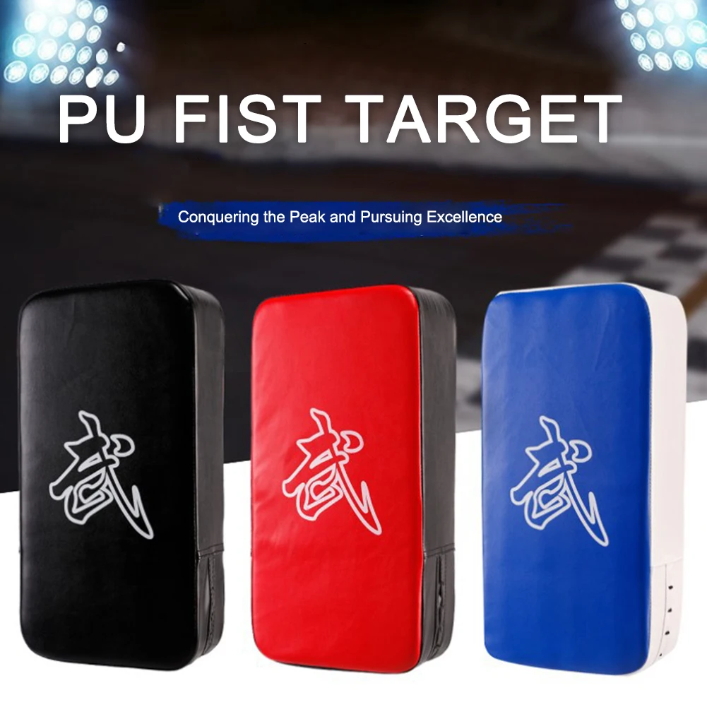 หนัง PU Kickboxing Punch Mitts กระสอบทรายคิกบ็อกซิ่งสําหรับการฝึกศิลปะการต่อสู้