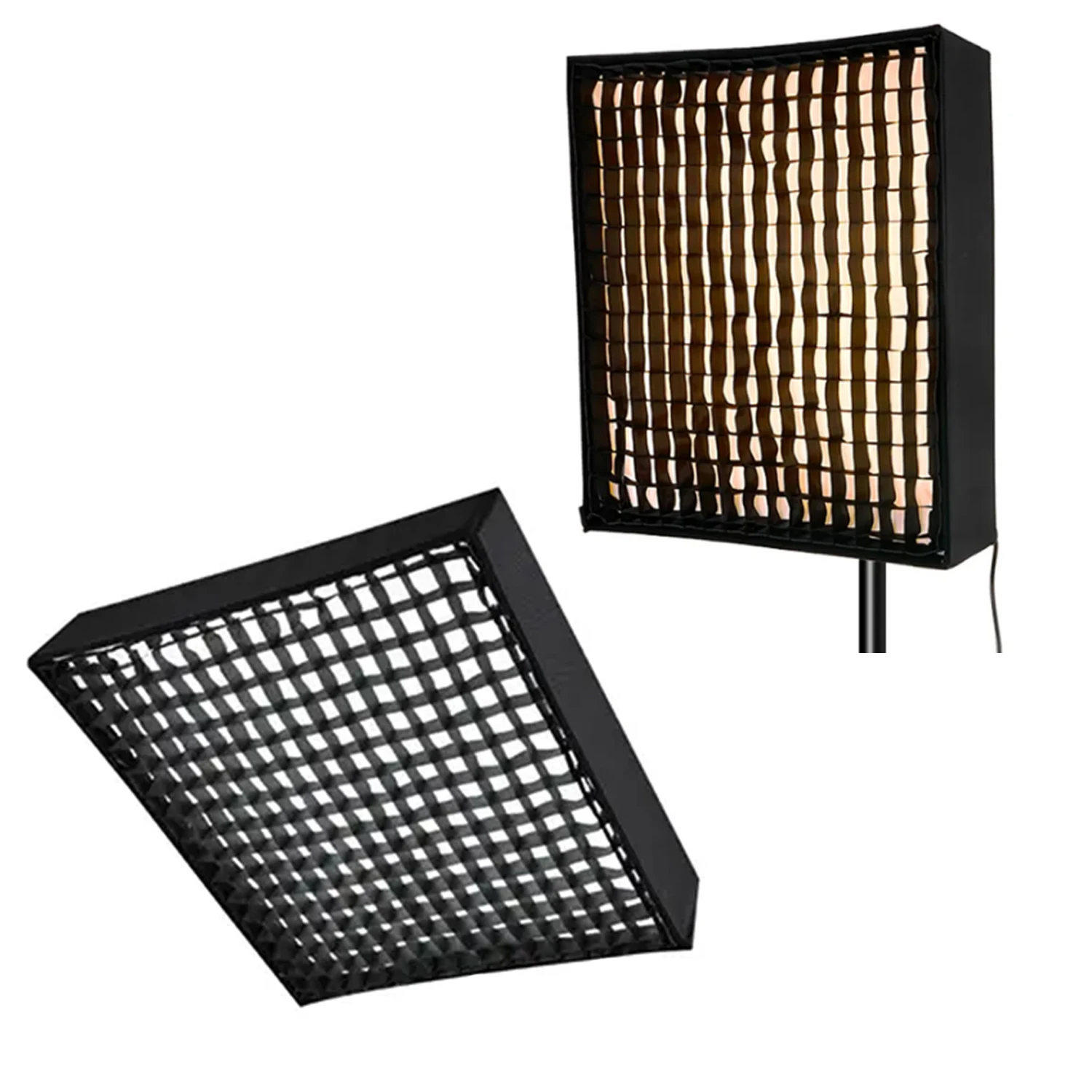 MagicLine 200w Bi-Color Versatile Flexible LED Mat Light With Honeycomb Grid Rollable Video Light For Traveling Filmmakers