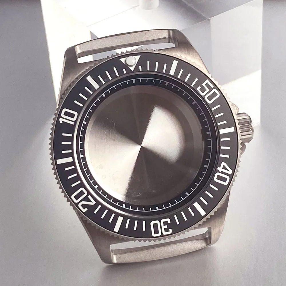 Titanium NH35A Diver Watch Case Tactical Frog Automatic 42mm for NH36 NH38 ETA2824 PT5000 200m Waterproof Sapphire No allergic