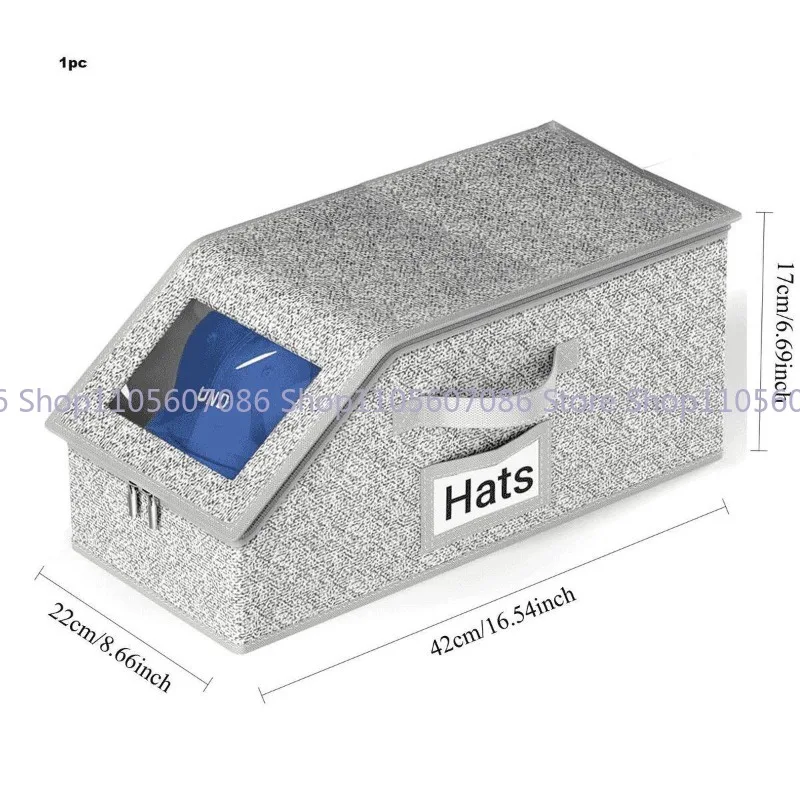 Household Baseball Cap Storage Box Peaked Cap Dust Hat Does Not Deform Portable Storage Box