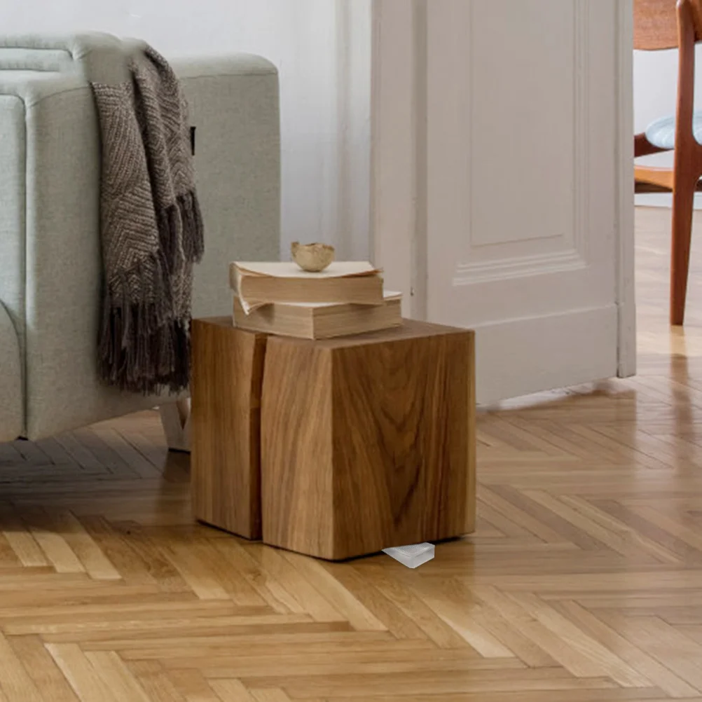 

4Pcs Furniture Levelers Shims PVC Table Leg Levelers for Bookshelves Cabinets Doors Shims for Leveling Table Leveler