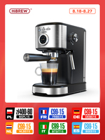 HiBREW Espresso Coffee machine Cafetera Semi Automatic Coffee Maker 20Bar Visual Temperatura H5A