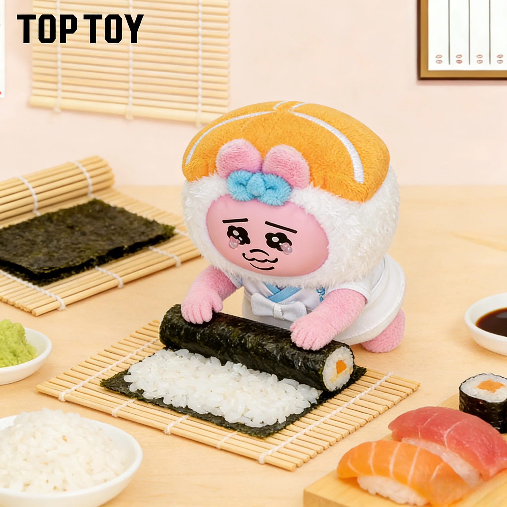 

TOPTOY Opanchu Usagi Wonderful Diner Series Vinyl Plush Charm Blind Box Adorable Bag Pendant Trendy Collectible Surprise Gift
