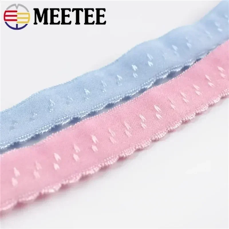 5/10M 11mm Nylon Elastic Band for Sewing Underwear Double-layered Edge Folding Rubber Bands Bra Shoulder Tape DIY Accessories