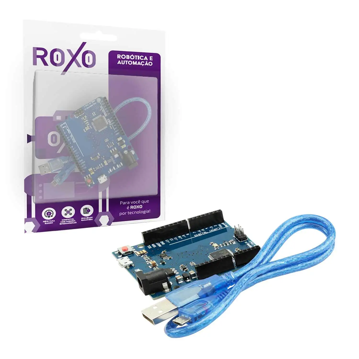 Leonardo R3 Robotic Board With Usb A/b Cable-RoXo