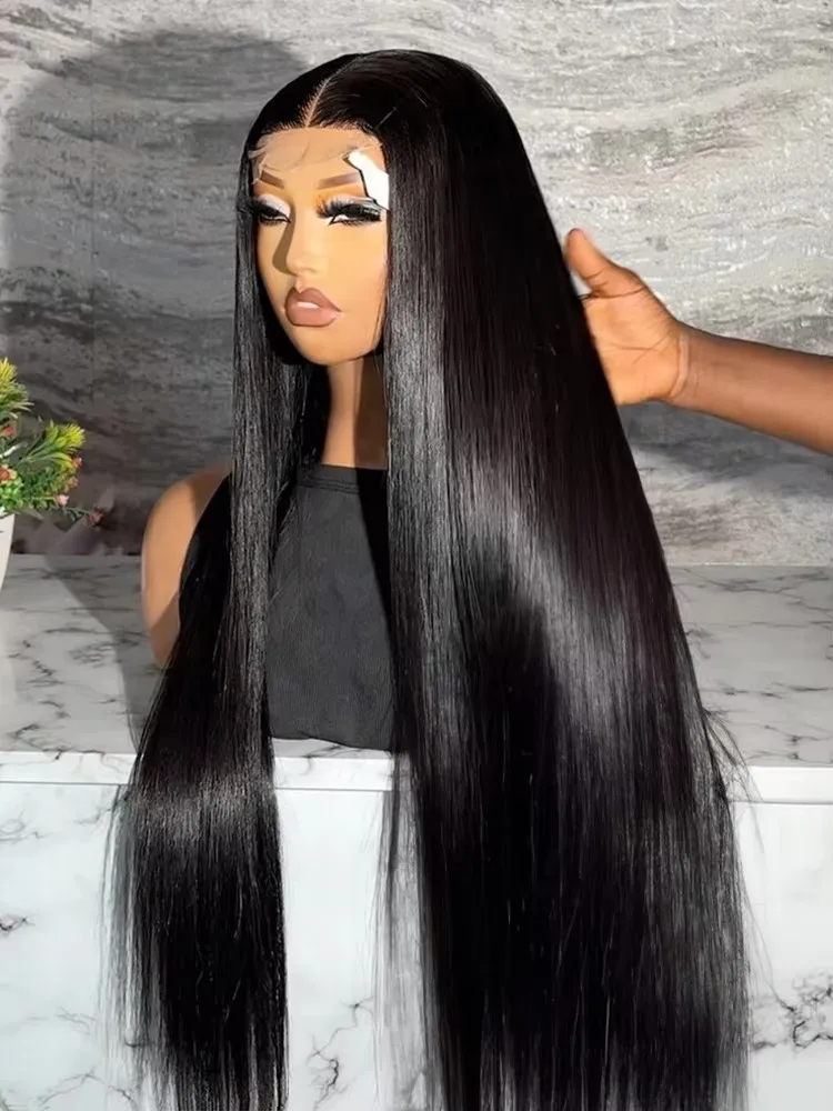 30 32 Inch 200 Dichtheid Hd Kant Pruik 13X6 Bone Straight Menselijk Haar Pruiken Braziliaanse Rechte Kant frontale Menselijk Haar Pruiken Voor Vrouwen