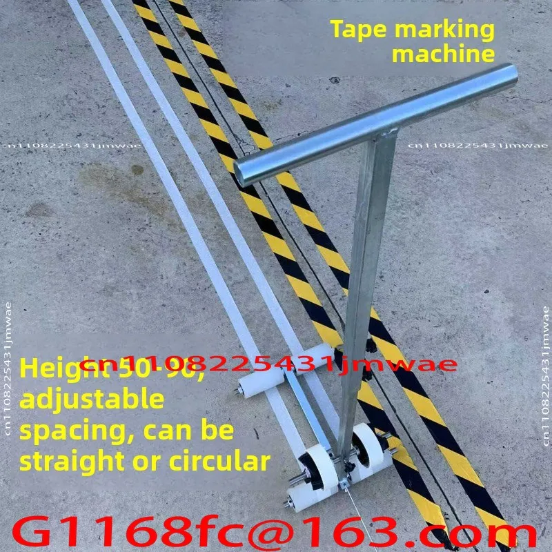 Basketball Court Line Drawing Artifact Tape Marking Machine Masking Paper Sticking Machine Badminton Parking Space Floormarking