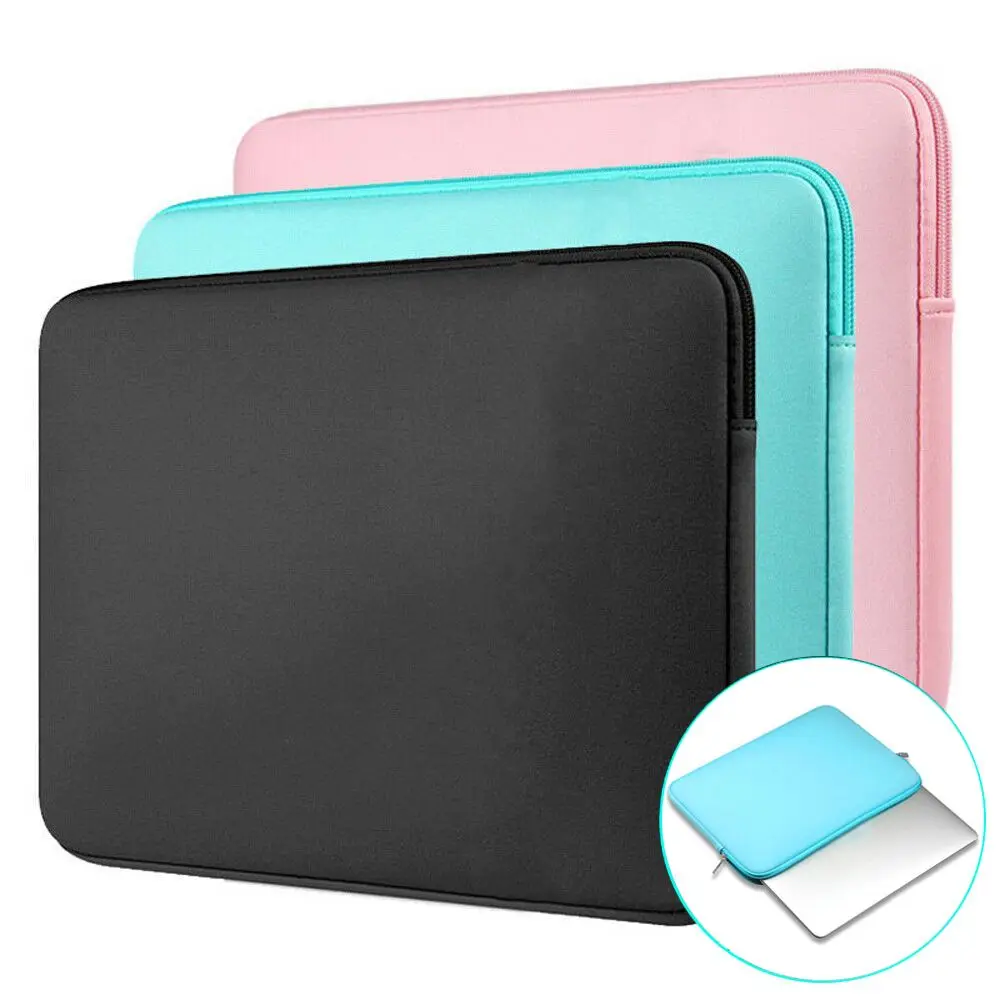 Colorful Soft Ultra Thin Water Resistant Pouch Laptop Sleeve Case Carrying Bag Notebook Cover For Xiaomi HP Dell Lenovo