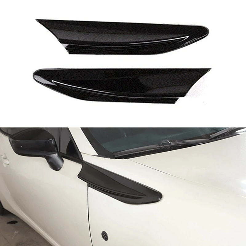 Car Side Fender Blades Side Air Outlet Trim Covers Automotive Exterior Parts Accessories For Toyota 86 Subaru BRZ 2012-2020