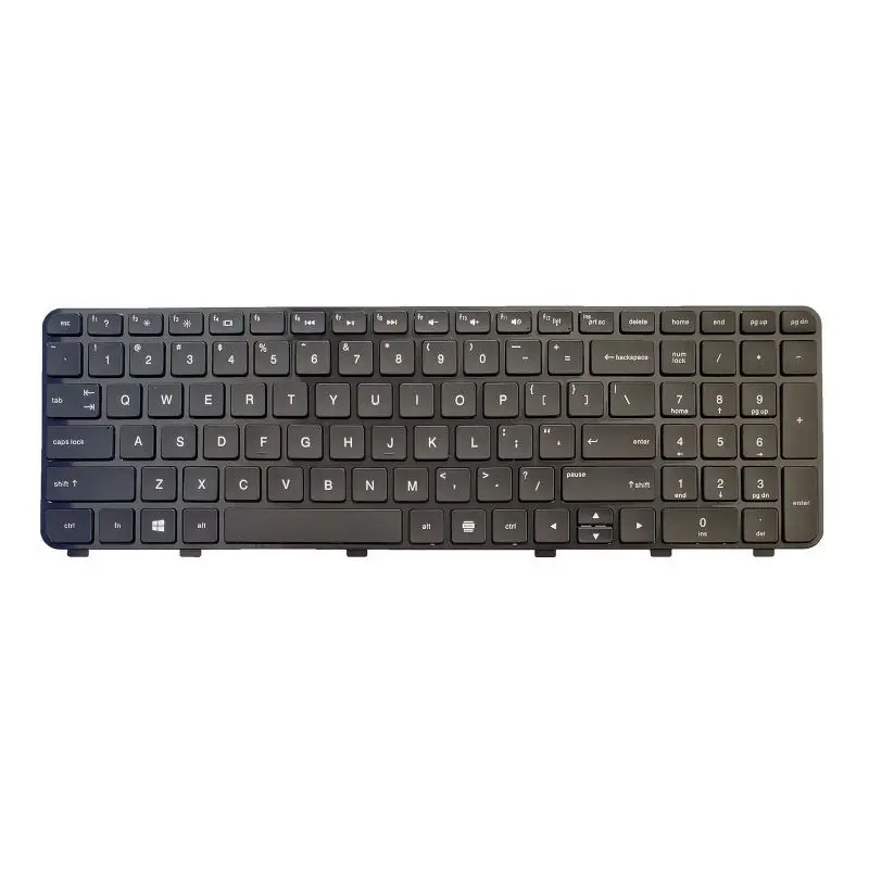 US Keyboard for Hp Pavilion HSTNN-E06C DV6-6000 DV6-6100 DV6-6200 TPN-W104 HSTNN-E08C no pointer no backlight