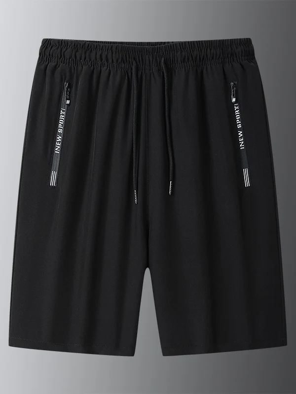 

Ice Silk Qui Dry Thin Men's orts Summer Spor Loose Large Size Casual Trendy Beach Pants Straight Leg Casual Pants