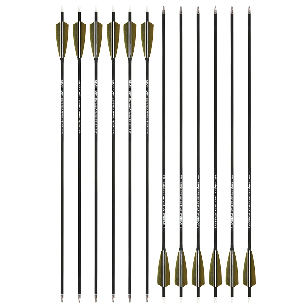 Flechas carbono punta roscada para tiro con arco y caza - imagen 3