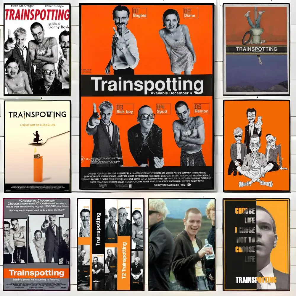 T-Trainspotting Anime-Poster, Wandkunstdruck, Poster, dekoratives Wandbild, Heimdekoration, Geschenk, ungerahmt