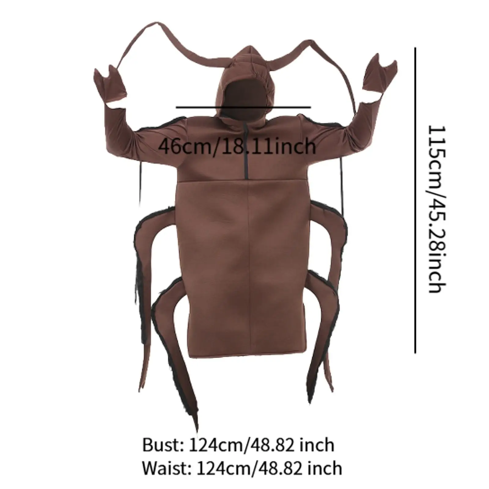 Cockroach Costume Halloween Costume for Role Play Photographic Carnival