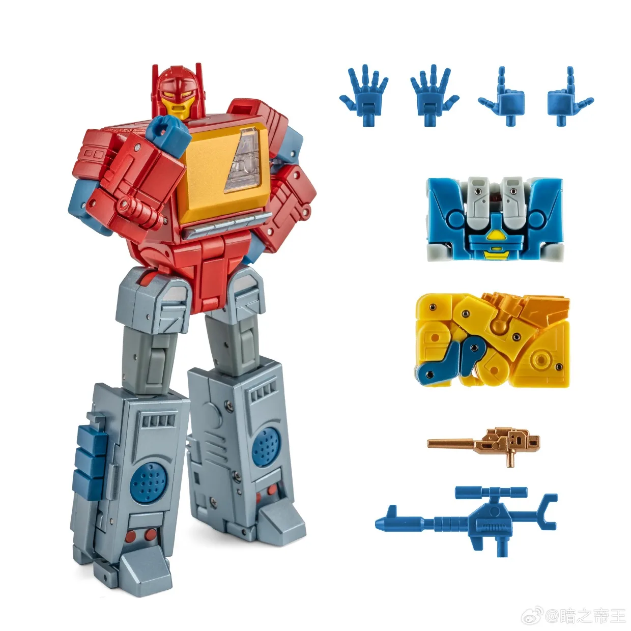 En Stock, juguete transformable de proporción pequeña NA H62 H62EX G1, grabadora, espejo, juguete, color transparente
