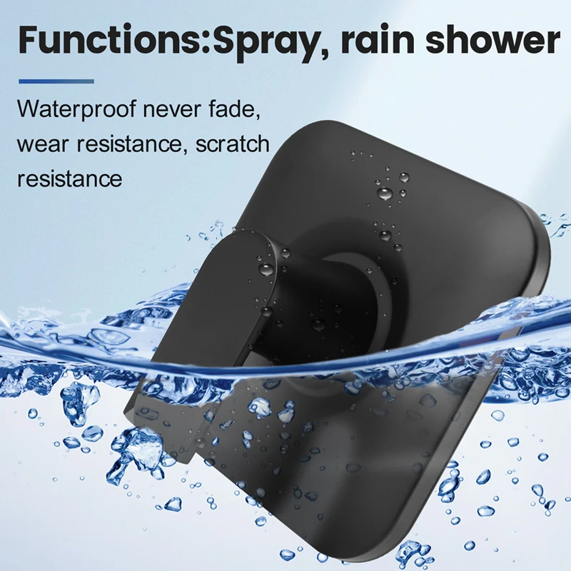 BAAG-Genta LX Nickel spazzolato T2471 Maniglia a leva per doccia moderna con bilanciamento della pressione, valvola richiesta, T2471BN