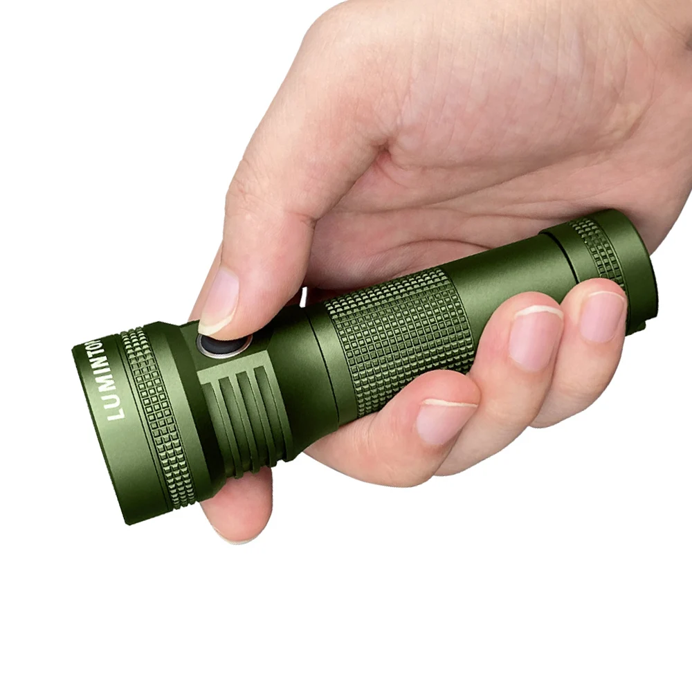 USB C Rechargeable Outdoor Lighting High Powerful EDC Flashlight 1000 Lumens Magnetic Tail LED Torch 21700 Battery D2 Army Green