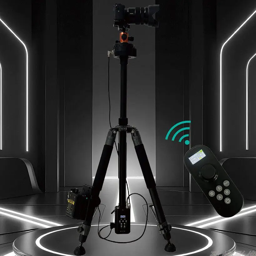 RTP500 Electric Remote Tripod 360° Pan Rotation Single Dual Axis Gimbal For Mapping Live Stream Photography
