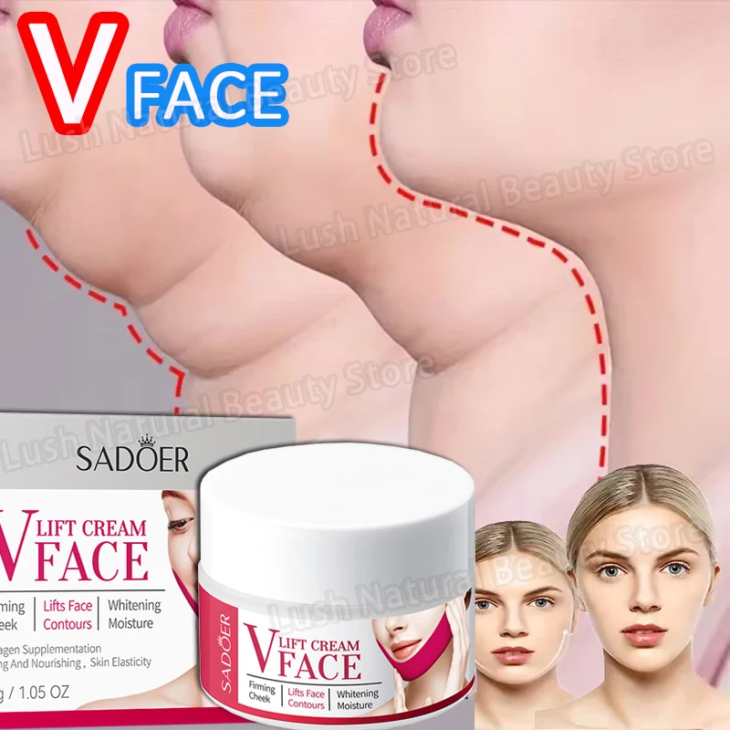 

V Shape Slimming Cream Firming Face-lift Remove Masseter Muscle Double Chin Tighten Mandibular Fat Burning Cream Fade Neck Lines