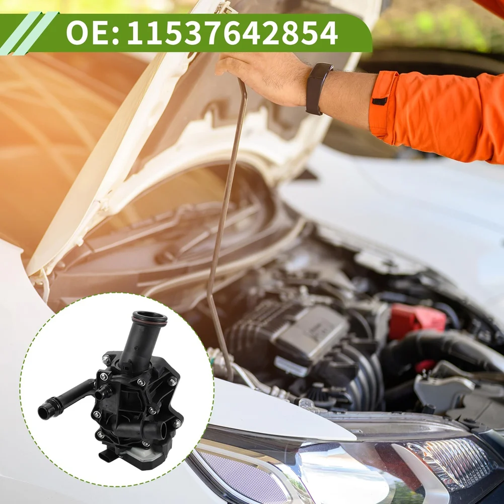 ABQB-For BMW 540I Xdrive 2017-2020 محرك السيارة المبرد ترموستات الإسكان الجمعية رقم الجزء 11537642854