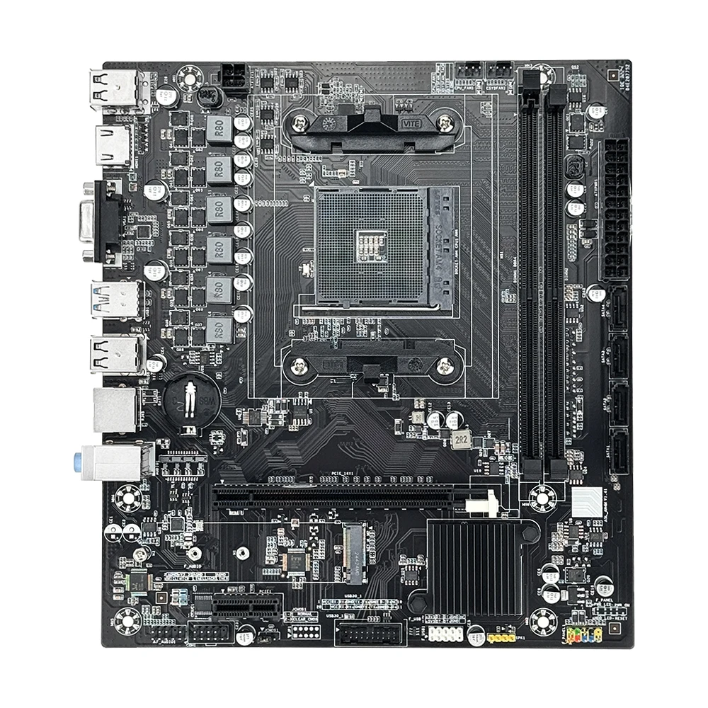 SOYO B450 Motherboard AMD Processor Dual-channel DDR4 Memory AM4 Gaming Mainboard M.2 NVME (Supports Ryzen 5500 5600 5600G CPU)