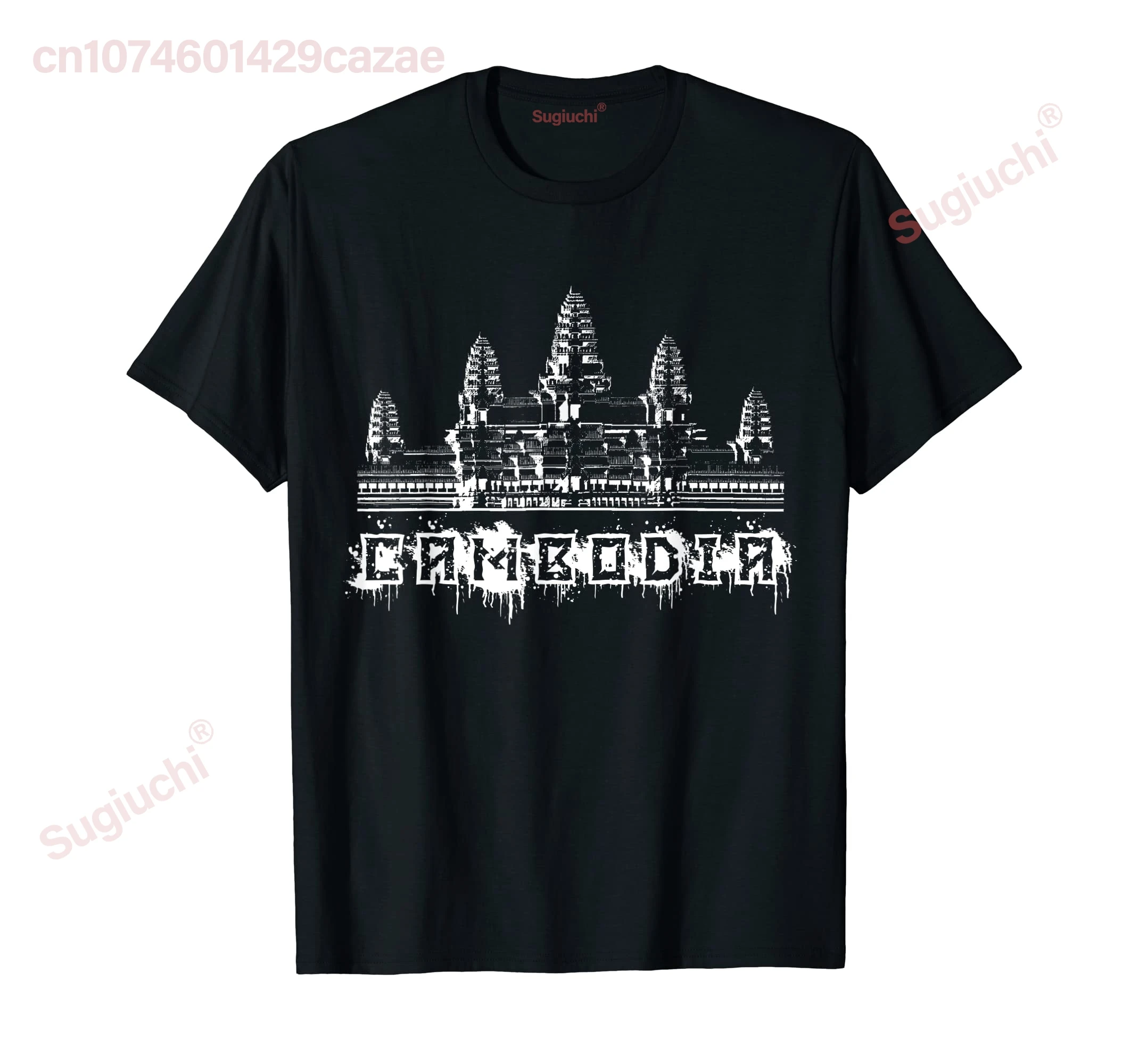 100% Cotton Cambodia Angkor Wat Khmer T-Shirt MEN WOMEN UNISEX T Shirts Size S-6XL