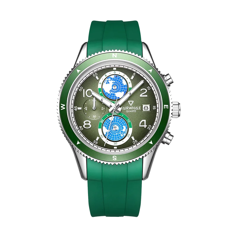 Mark Fairwhale Homens Relógio Digital Esporte Cronógrafo Moda Multifunções Relógio de Pulso de Quartzo Pulseira de Silicone Militar