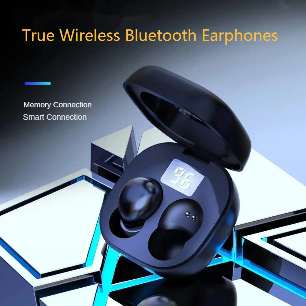 

True Wireless Bluetooth Earphones With Dual Noise Reduction Design, In Ear Ultra Small Mini Sleep Earphones, Comfortable To Wear